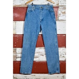 USA 80s Vintage Wrangler Bareback Women's Jeans Light‎ Wash Denim